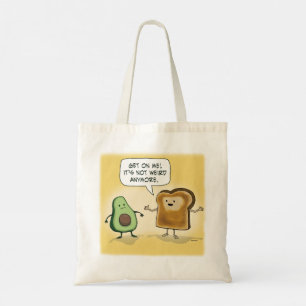 Tote Bag Toast Avocado mignon et amusant