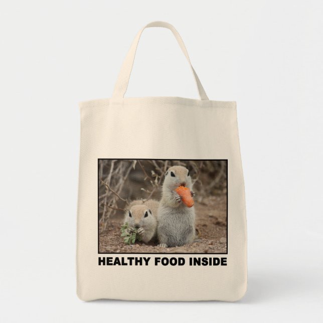 Tote Bag Toile affectueuse végétarienne Fourre-tout (Devant)