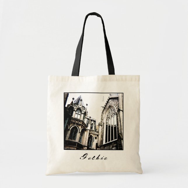 Tote Bag Toile Budget 'gothique' Fourre-tout (Devant)