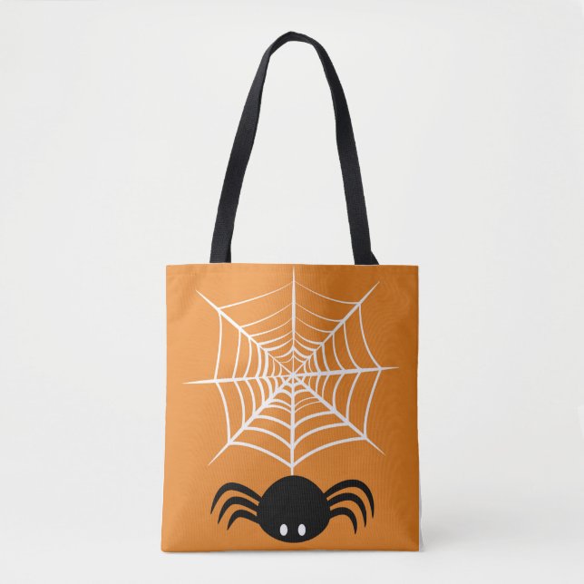 Tote Bag Toile d'araignée Halloween  (Devant)