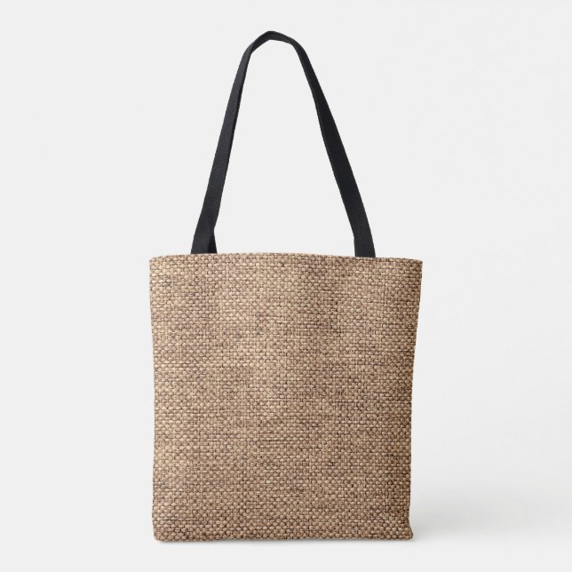 Tote Bag Toile de jute naturelle  (Dos)
