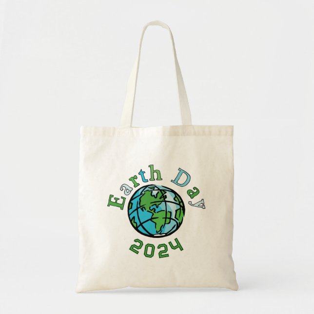 Tote Bag Toile de l'Jour de la Terre 2024 (Devant)