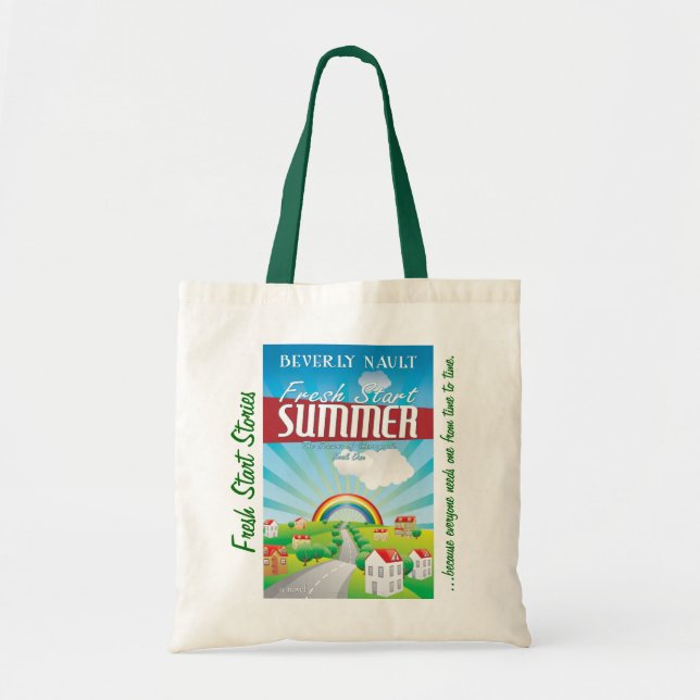 Tote Bag Toile Fourre-tout - budget d'été de nouveau début (Devant)