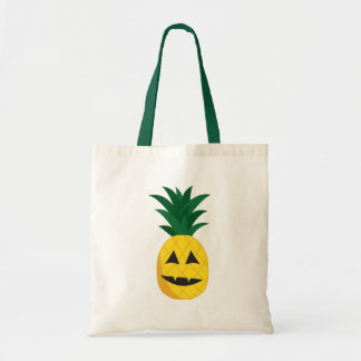 Tote Bag Toile Fourre-tout de Jack-o'-lantern d'ananas
