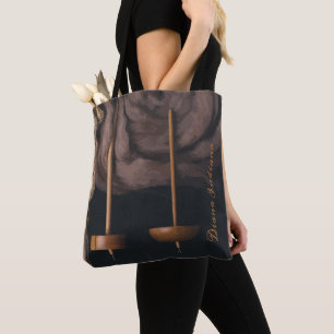 Tote Bag Toison et déposez les fuseaux