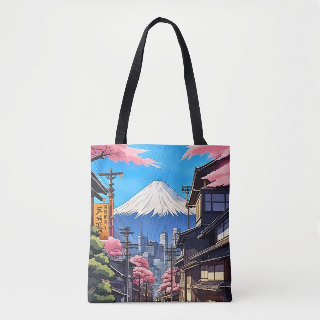 Tote Bag Tokyo Mt Fuji (Devant)