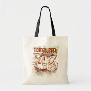Tote Bag Tom et brun et vert de Jerry