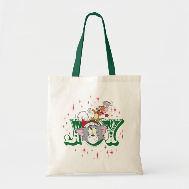 Tote Bag Tom et Jerry Holiday Joy (Devant)