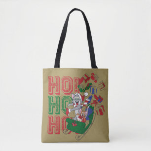 Tote Bag Tom et Jerry livrent des cadeaux dans un hangar