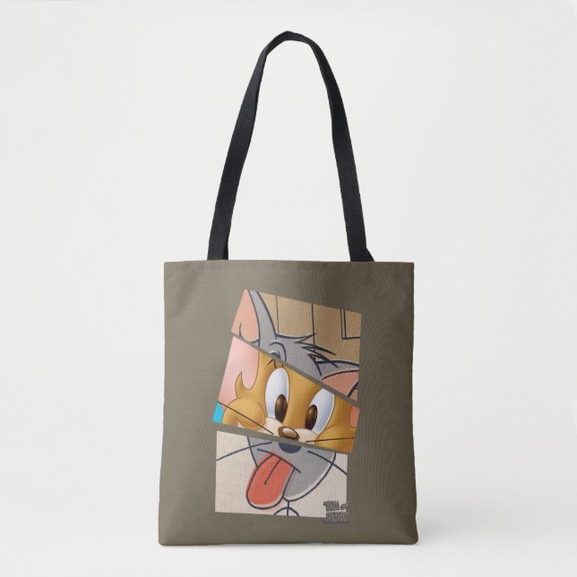 Tote Bag Tom Et Jerry | Tom Et Jerry Mashup (Devant)