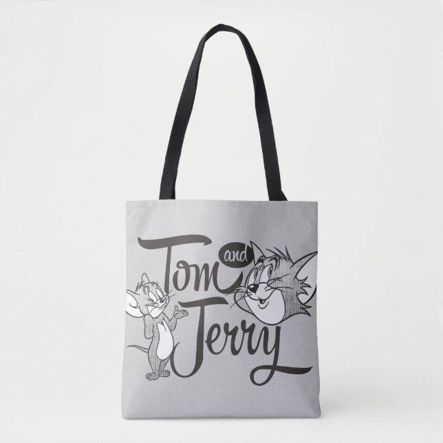Tote Bag Tom Et Jerry | Tom Et Jerry Ont L'Air Doux (Devant)