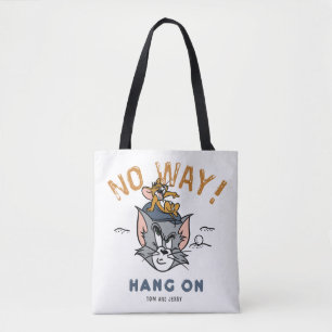 Tote Bag Tom & Jerry Golfing "No Way"