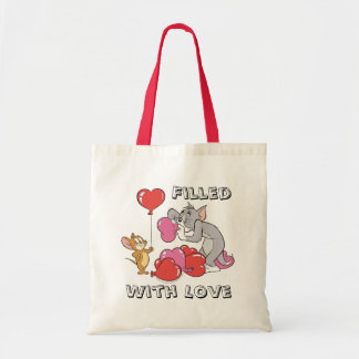 Tote Bag Tom & Jerry Inflate Valentine Heart Ballons