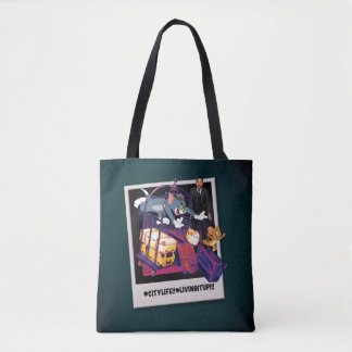 Tote Bag Tom & Jerry Luggage Crash Photograph