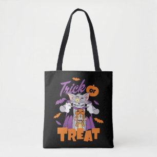 Tote Bag Tom & Jerry   Tricoter ou traiter