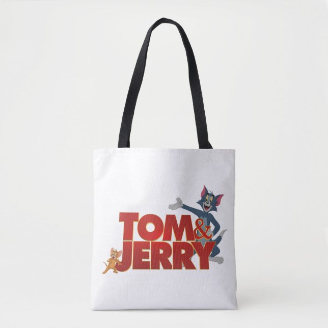 Tote Bag Tom & Jerry With Movie Logo (Devant)