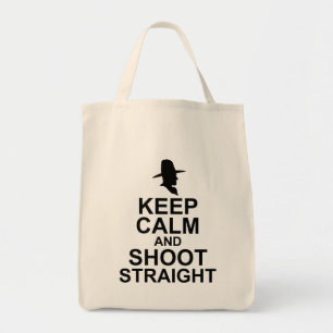 Tote Bag Tom Mix Gardez le calme et tirez droit