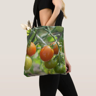 Tote Bag Tomates Cerises de Jardin Nature 