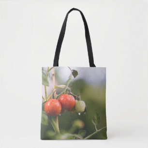 Tote Bag tomates mouillées sur la vigne