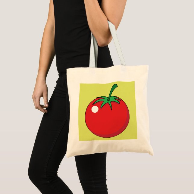 Tote Bag Tomato rouge (Devant (produit))