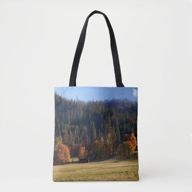 Tote Bag Tombe dans les montagnes... (Devant)