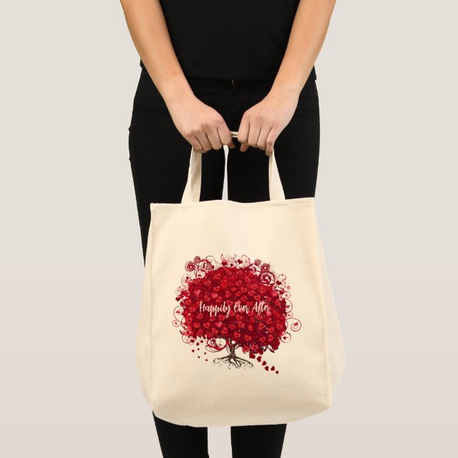 Tote Bag Tomber Dans L'Amour Heureusement Jamais Après Arbr (Devant (produit))