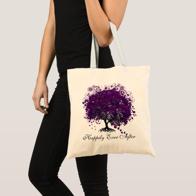 Tote Bag Tomber Dans L'Amour Heureusement Jamais Après Arbr (Devant (produit))