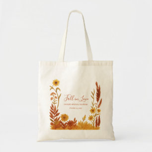 Tote Bag "Tombez amoureux" Fête de mariage Watercolor Flora