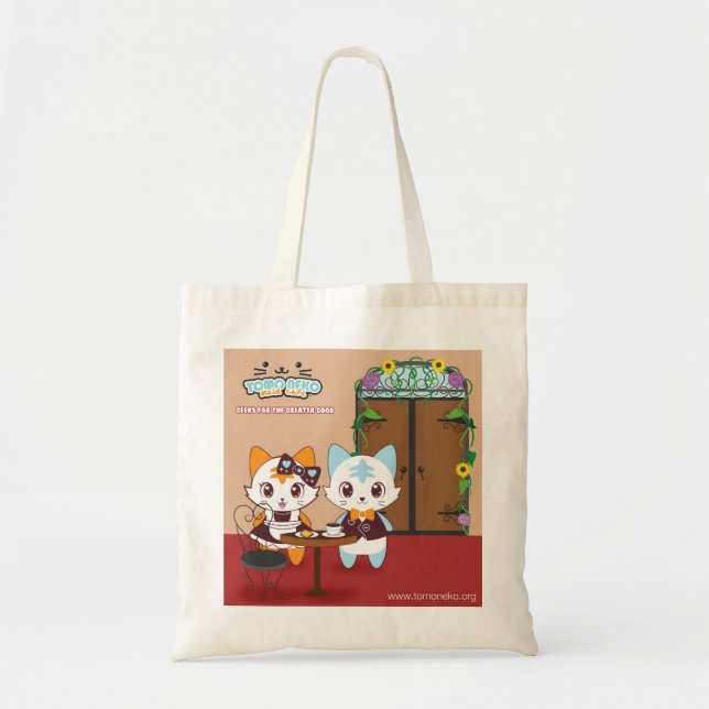 Tote Bag Tomo Neko Café (Devant)