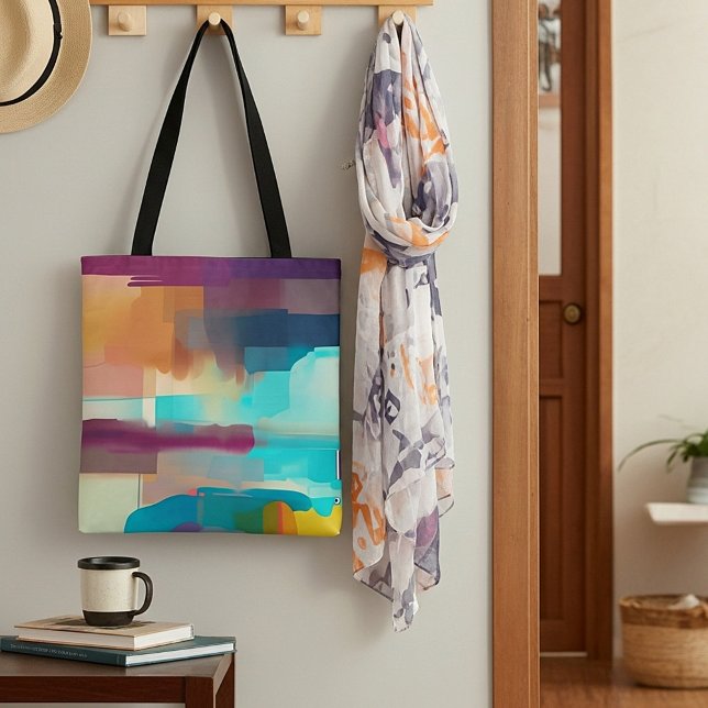 Tote Bag Ton mélange rétro coloré  (Créateur téléchargé)