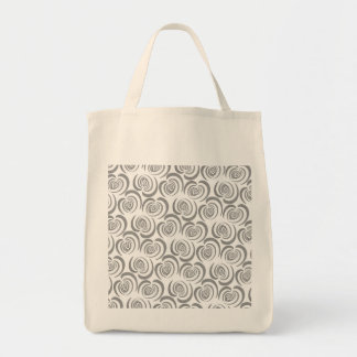 Tote Bag Tons tulipe bleus gris
