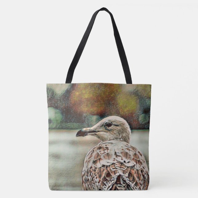 Tote Bag toony seagull (Devant)