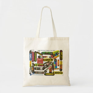 Tote Bag TOP 11 JMT Skateboards dans le Monde