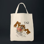 Tote Bag Tornade à bulles TAZ™<br><div class="desc">LOONEY TUNES™| Découvrez cette oeuvre d'art TAZ™ Whirling Tornado! Cliquez sur le bouton customiser pour commencer à personnaliser votre propre marchandise LOONEY TUNES™!</div>