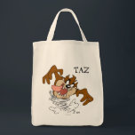 Tote Bag Tornade à bulles TAZ™<br><div class="desc">LOONEY TUNES™| Découvrez cette oeuvre d'art TAZ™ Whirling Tornado! Cliquez sur le bouton customiser pour commencer à personnaliser votre propre marchandise LOONEY TUNES™!</div>