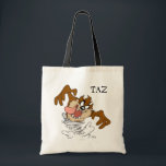 Tote Bag Tornade à bulles TAZ™<br><div class="desc">LOONEY TUNES™| Découvrez cette oeuvre d'art TAZ™ Whirling Tornado! Cliquez sur le bouton customiser pour commencer à personnaliser votre propre marchandise LOONEY TUNES™!</div>