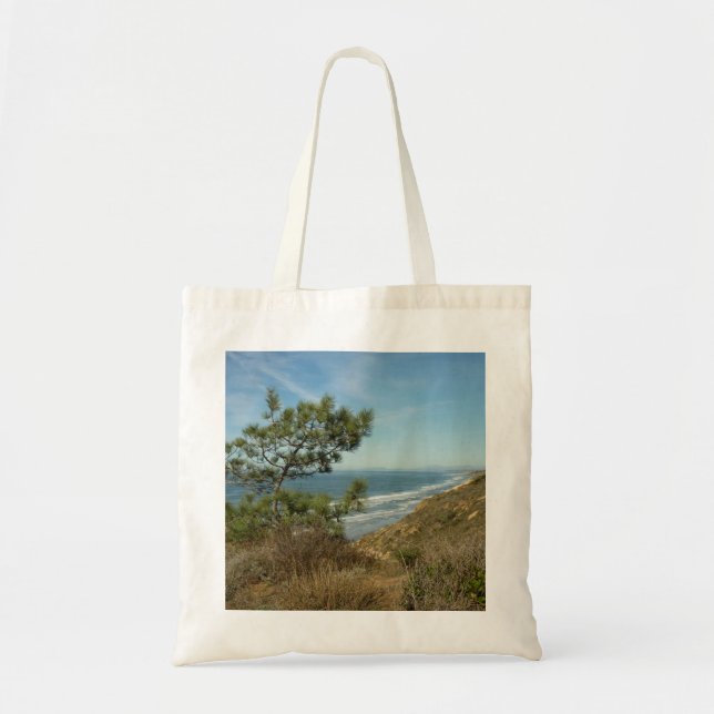 Tote Bag Torrey Pine and California Coastline Landscape (Devant)