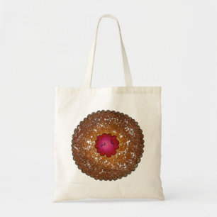 Tote Bag Torte Linzer de framboise Noël Cookie Fourre-tout