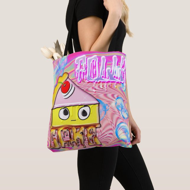 Tote Bag tortina de polis (De près)