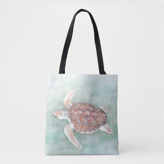 Tote Bag tortue 2 (Devant)