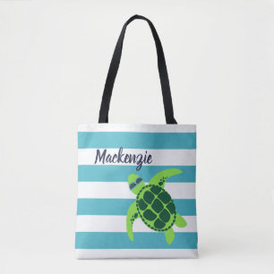 Tote Bag Tortue cool avec lunettes