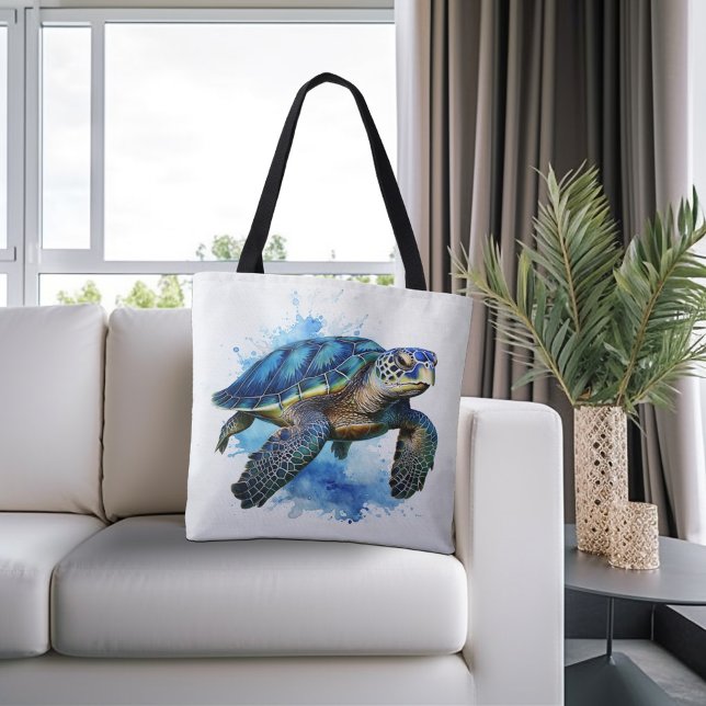 Tote Bag Tortue de mer la plus mignonne, (Créateur téléchargé)