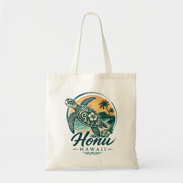 Tote Bag Tortue d'Hawaii (Devant)