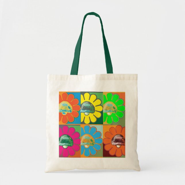 Tote Bag Tortue Fourre-tout de Bruit-Art (Devant)