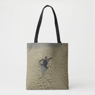 Tote Bag Tortue verte, (Chelonia mydas), éclos