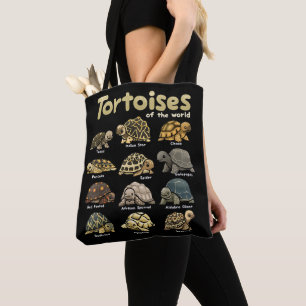 Tote Bag Tortues Animaux du Monde Reptile Mignon Tortue
