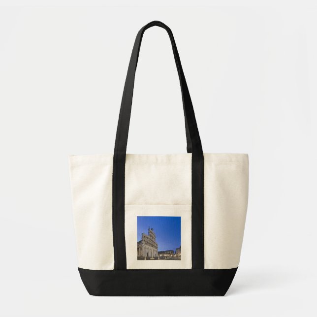 Tote Bag Toscane, Lucques, Piazza San Michele à l'aube (Devant)