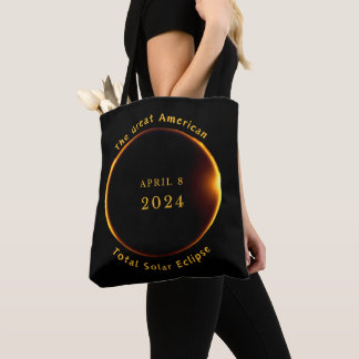Tote Bag Total des éclipes solaires 2024