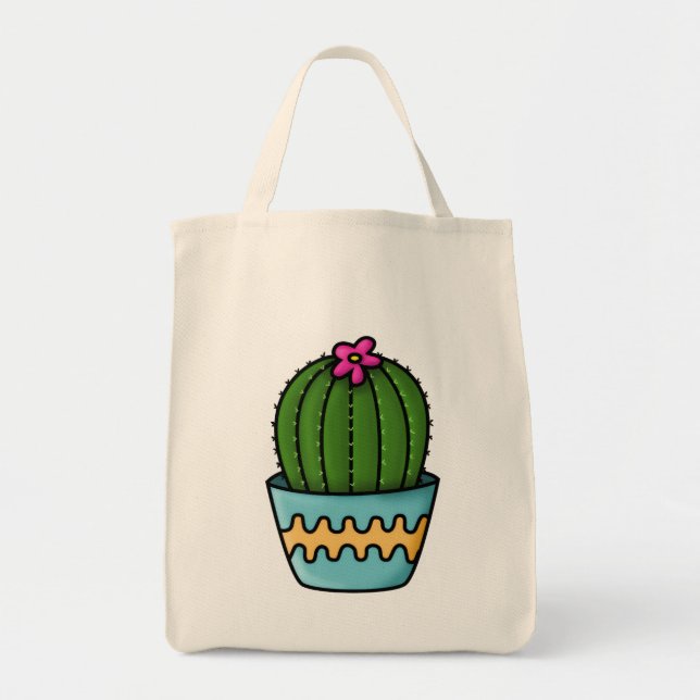 Tote Bag Tote Linha Cactus (Devant)