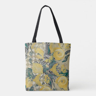 Tote Bag Totebag Shoppingväska Citron
